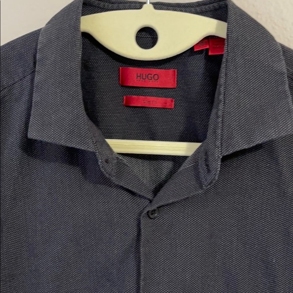 Hugo Boss Slim Fit Black long sleeve button up - Picture 3 of 6